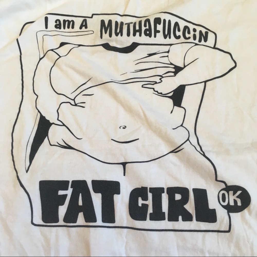 Fat girl tee